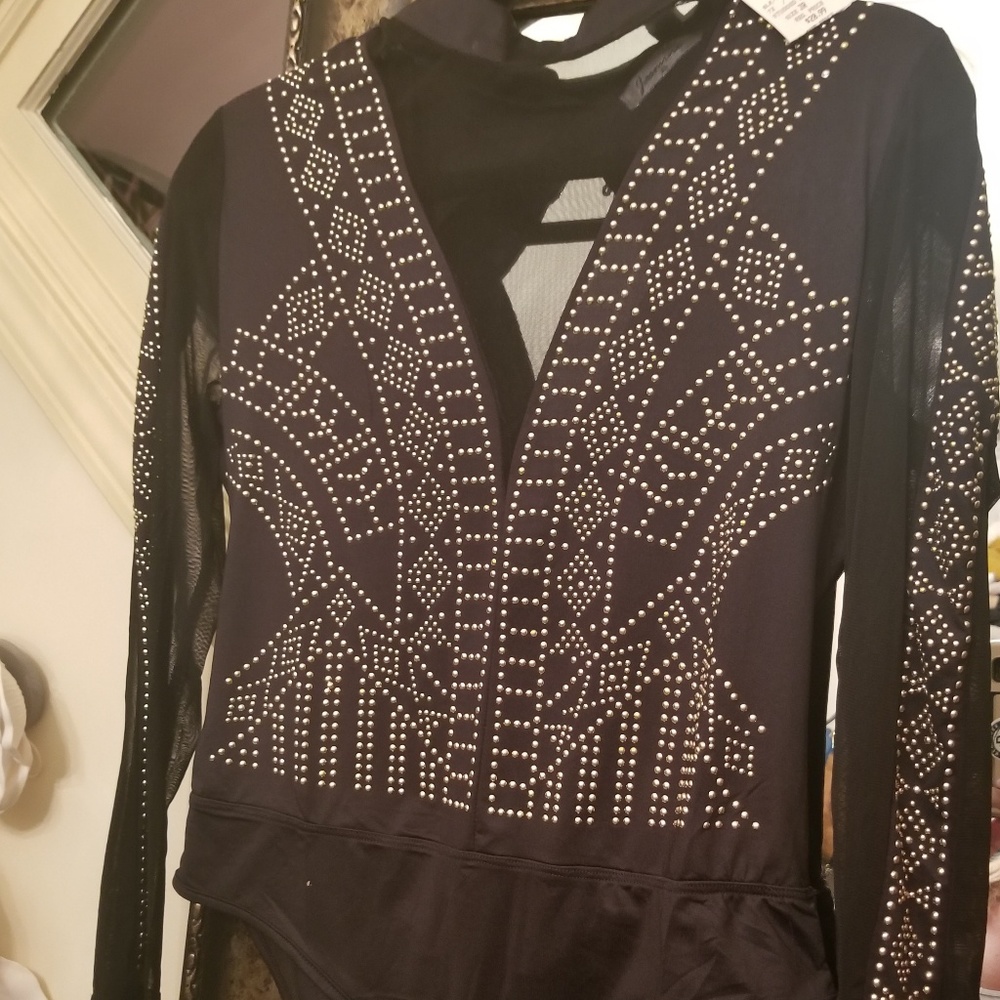Beaded bodysuit